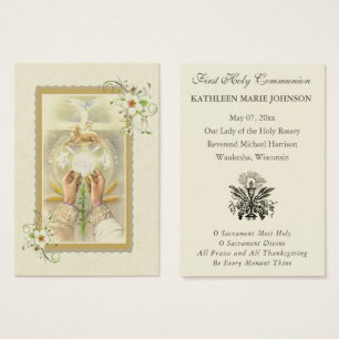 Élégante Première sainte communion Souvenir Saint
