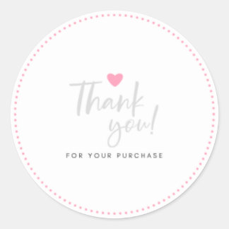 Elegante Pretty Roze Ronde Sticker