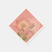 Elegante Primrose Roze Bruiloft Servet (Hoek)