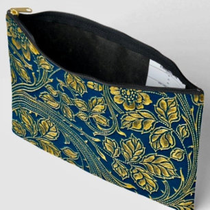 Elegante print gesneden en genaaide tas met gouden