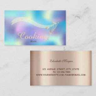 Elegante Professional, Gardeerzweep, Koken, Hologr Visitekaartje