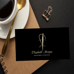 Elegante Professional, Gouden Naald Naai Wijziging Visitekaartje