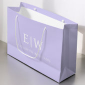 Elegante Professioneel Eenvoudig Monogram Minimali Groot Cadeauzakje