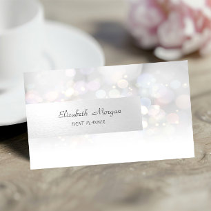 Elegante Professioneel Minimalistisch, Bokeh Visitekaartje