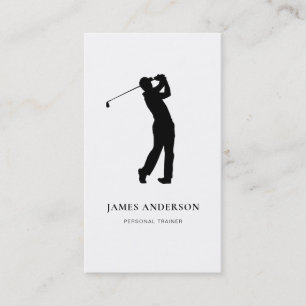 Elegante professionele Golf instructeur coach Visitekaartje