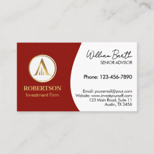 Elegante professionele visitekaartje met logo