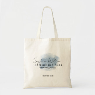 Elegante professionele zakelijke Waterverf handtek Tote Bag