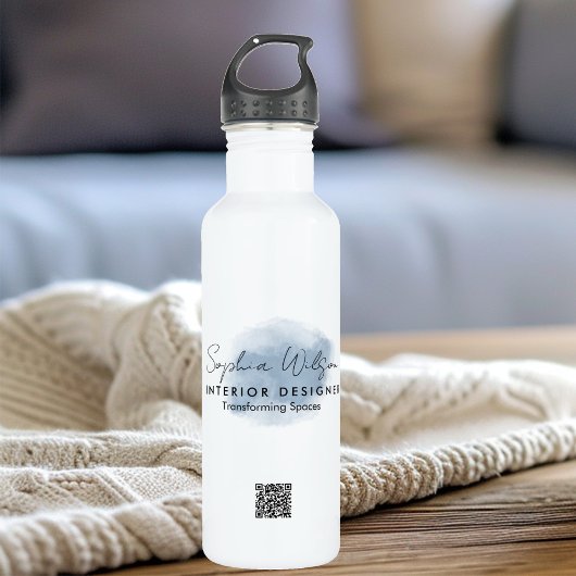 Elegante professionele zakelijke Waterverf handtek Waterfles