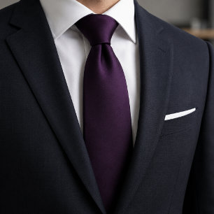 Elegante pruim naar zwart verloop stropdas