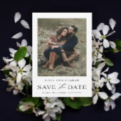 Elegante QR-code 2 foto bruiloft Save The Date