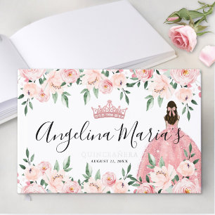 Élégante Quinceañera Florale Rose