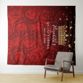 Elégante Quinceanera Photo fond Tapisseries (En situation (horizontale))