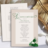 Elegante Quinceanera Smaragd Groene Rozen Programma