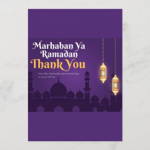 Elegante Ramadan-groeten - Goud Ramadan Kareem Kaart