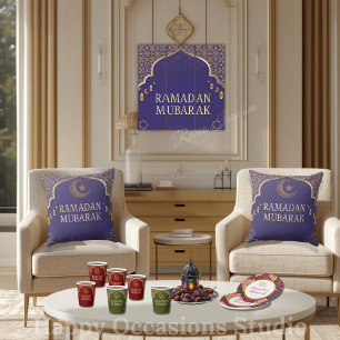 Elegante Ramadan Mubarak Worpillow Kussen
