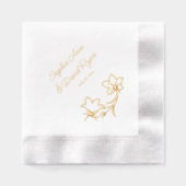 Elégante Réception De Mariage Floral (Recto)