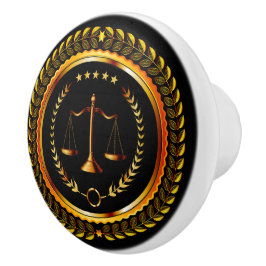 Elegante Recht Schalen van Gerechtigheid Ladeknopp Keramische Knop