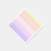 Elegante regenboog gestreepte servetten (Hoek)