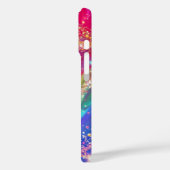 Elegante Regenboog Glam & Glitter Persoonlijke  Case-Mate iPhone Case (Achterkant / Links)