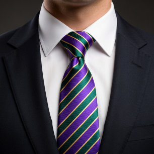 Elegante Regimentstijl Stropdas