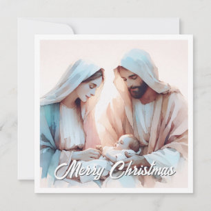 Elegante Religieuze Glorie Aan God Kerstmis Christ Feestdagenkaart