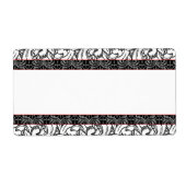 Elegante renaissance graveur Antiek stijl Etiket (Voorkant)