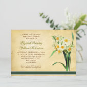 Elegante repetitie diner uitnodiging (Staand voorkant)