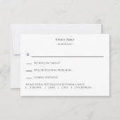 Élégante réponse Turquoise verdure, Mariage aquare (Devant)