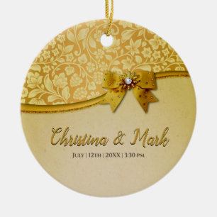  Elegante Retro Abstracte Bloemen en Bladeren Keramisch Ornament