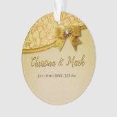 Elegante Retro Abstracte Bloemen en Bladeren Ornament (voorkant)