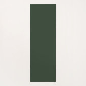 Elegante retro boho vlinder botanisch groen yogamat (Achterkant)