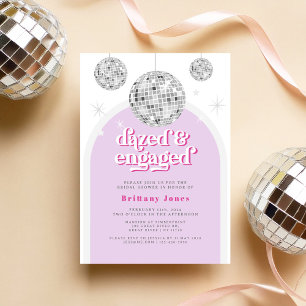 Elegante Retro Disco Groove Vrijgezellenfeest foto Kaart