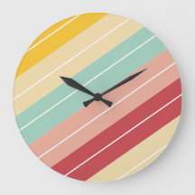 Elegante Retro Gestreepte Gepersonaliseerde