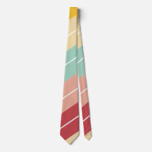 Elegante Retro Gestreepte Gepersonaliseerde
