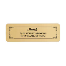 Elegante Retro Gouden Gradiënt