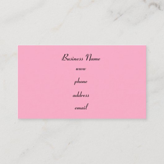 Elegante Retro Visitekaartjes (Achterkant)