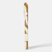 Elegante retro wavy verticale strepen Case-Mate iPhone case (Achterkant / Links)