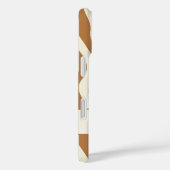 Elegante retro wavy verticale strepen Case-Mate iPhone case (Achterkant / Rechts)
