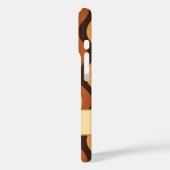 Elegante retro wavy verticale strepen Case-Mate iPhone case (Achterkant / Links)