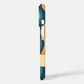 Elegante retro wavy verticale strepen Case-Mate iPhone case (Achterkant / Links)