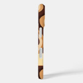 Elegante retro wavy verticale strepen Case-Mate iPhone case (Achterkant / Rechts)