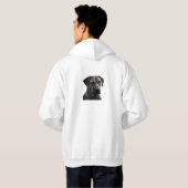 Elegante Rhodesian Ridgeback Hoodie (Achterkant volledig)
