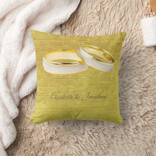 Elegante ringen Eenvoudige bruiloft Kussen (Deken)