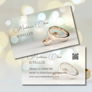 Elegante Ringen QR Professionele Evenementen Juwel Visitekaartje