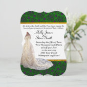 Élégante robe de mariage Invitations de mariage (Debout devant)