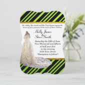 Élégante robe de mariage Invitations de mariage (Debout devant)