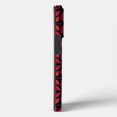 Elegante rode bloem naadloos patroon Case-Mate iPhone case (Achterkant / Rechts)