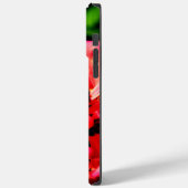 Elegante rode bloemenfoto hommel Case-Mate iPhone case (Achterkant / Links)