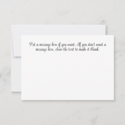 Elegante rode en roze rozen bruiloft dank u kaart (Achterkant)