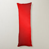 Elegante rode gradiënt een tekst van keuze Plain S Lichaamskussen (Achterkant (Verticaal))